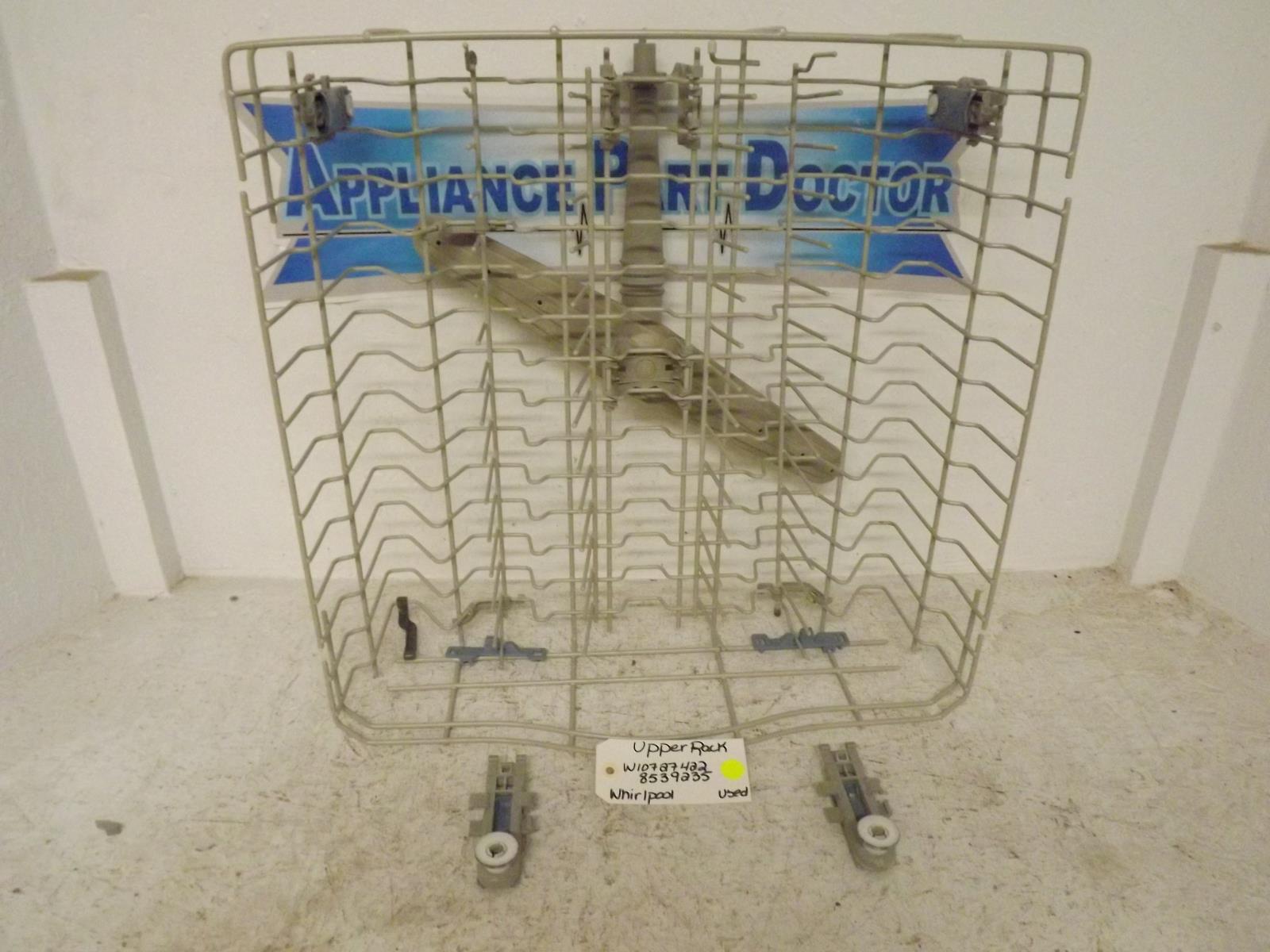 Whirlpool Dishwasher W10727422 8539235 Upper Rack Used Whirlpool Dishwasher W10727422 8539235 Upper Rack Used